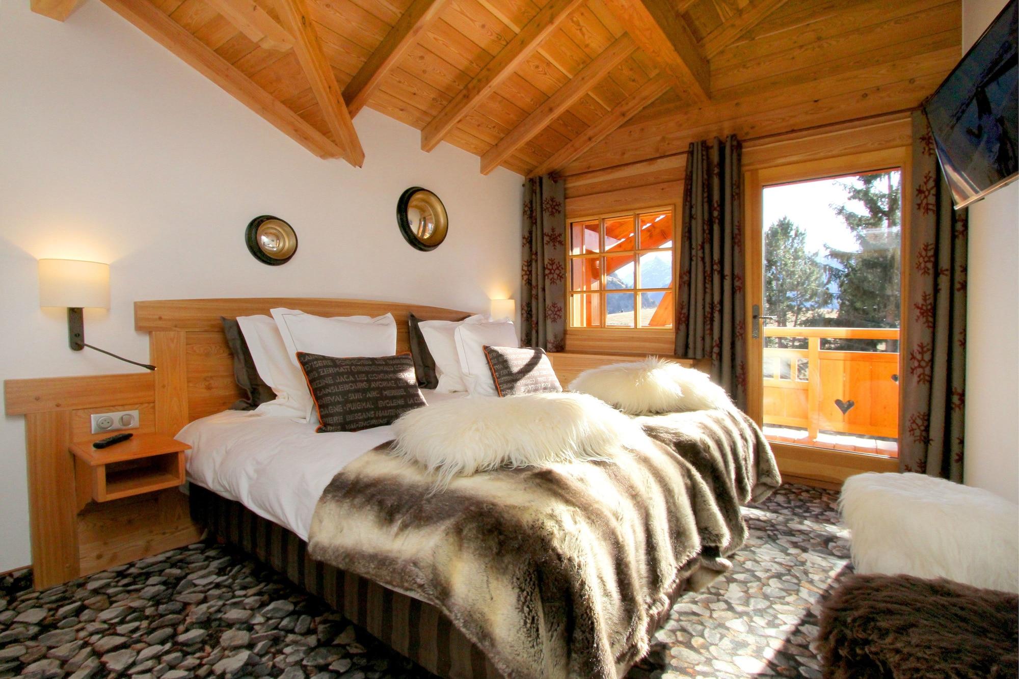Hotel Chalet Mounier لو دوز آلب المظهر الخارجي الصورة