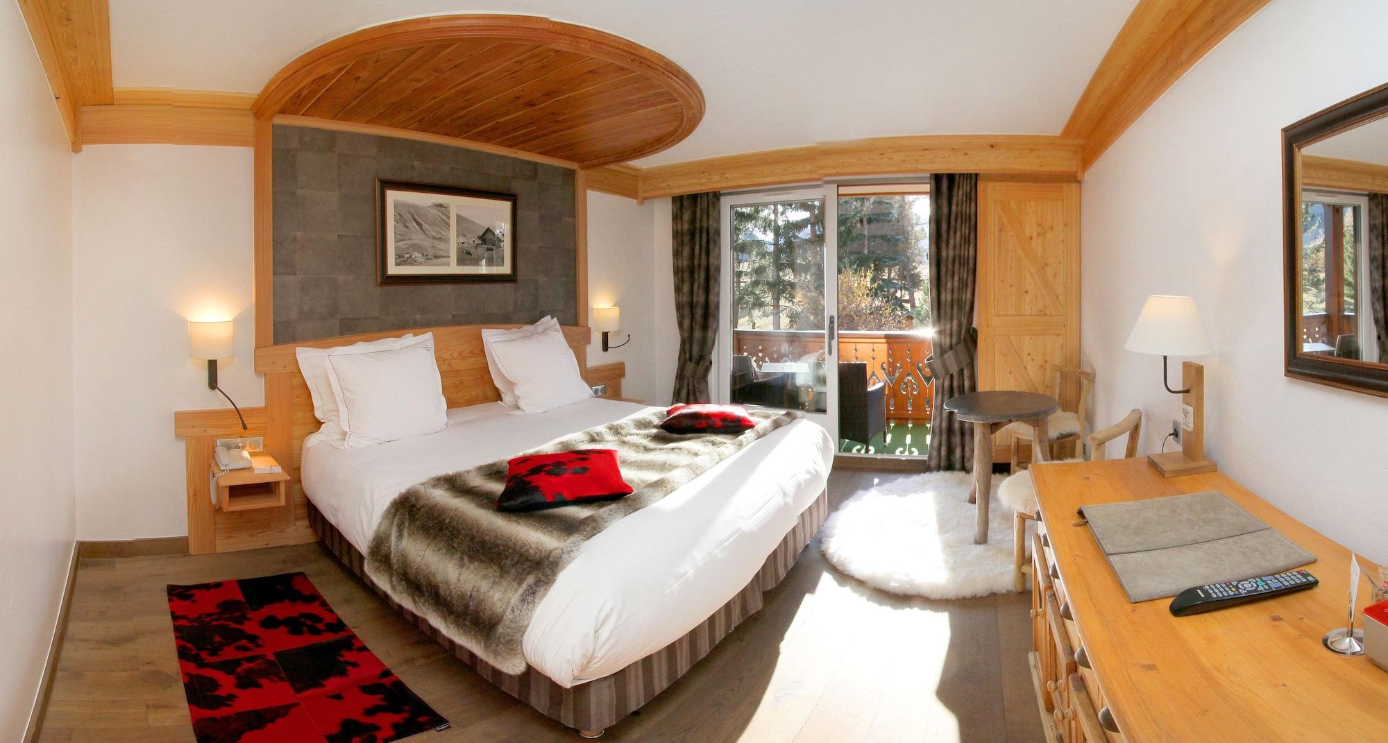 Hotel Chalet Mounier لو دوز آلب المظهر الخارجي الصورة