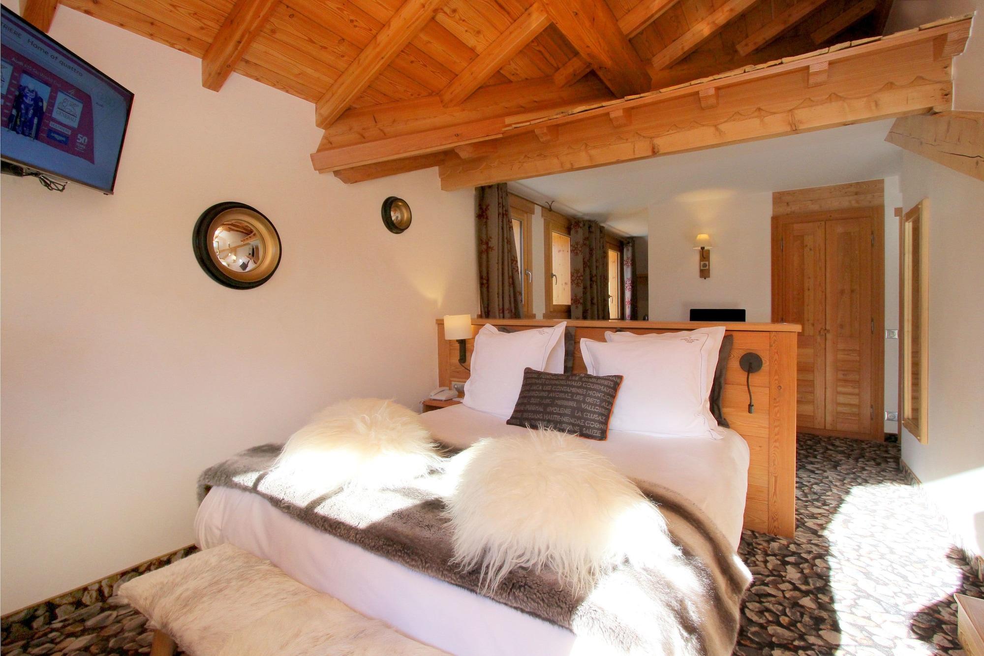 Hotel Chalet Mounier لو دوز آلب المظهر الخارجي الصورة