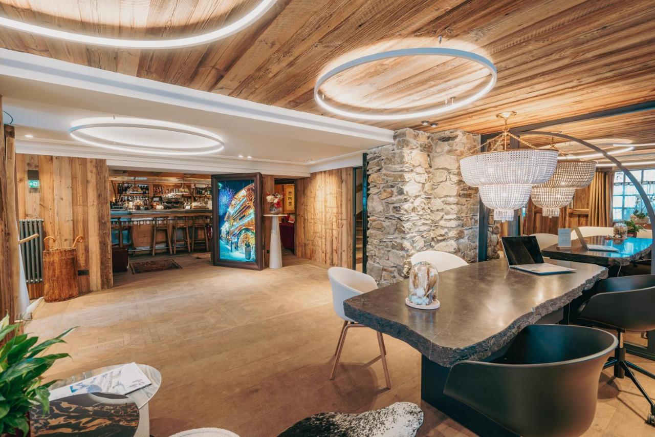 Hotel Chalet Mounier لو دوز آلب المظهر الخارجي الصورة