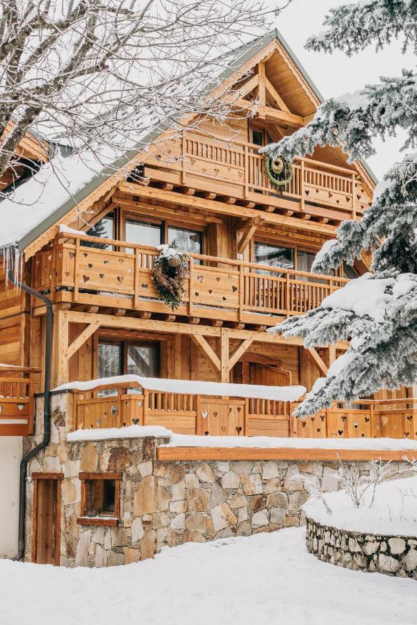 Hotel Chalet Mounier لو دوز آلب المظهر الخارجي الصورة
