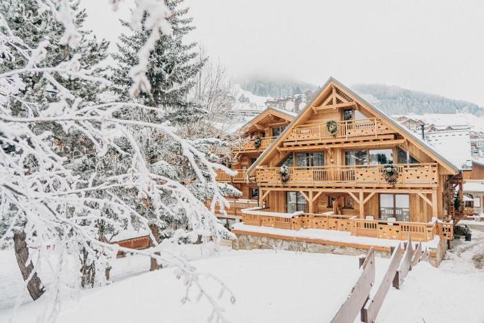 Hotel Chalet Mounier لو دوز آلب المظهر الخارجي الصورة
