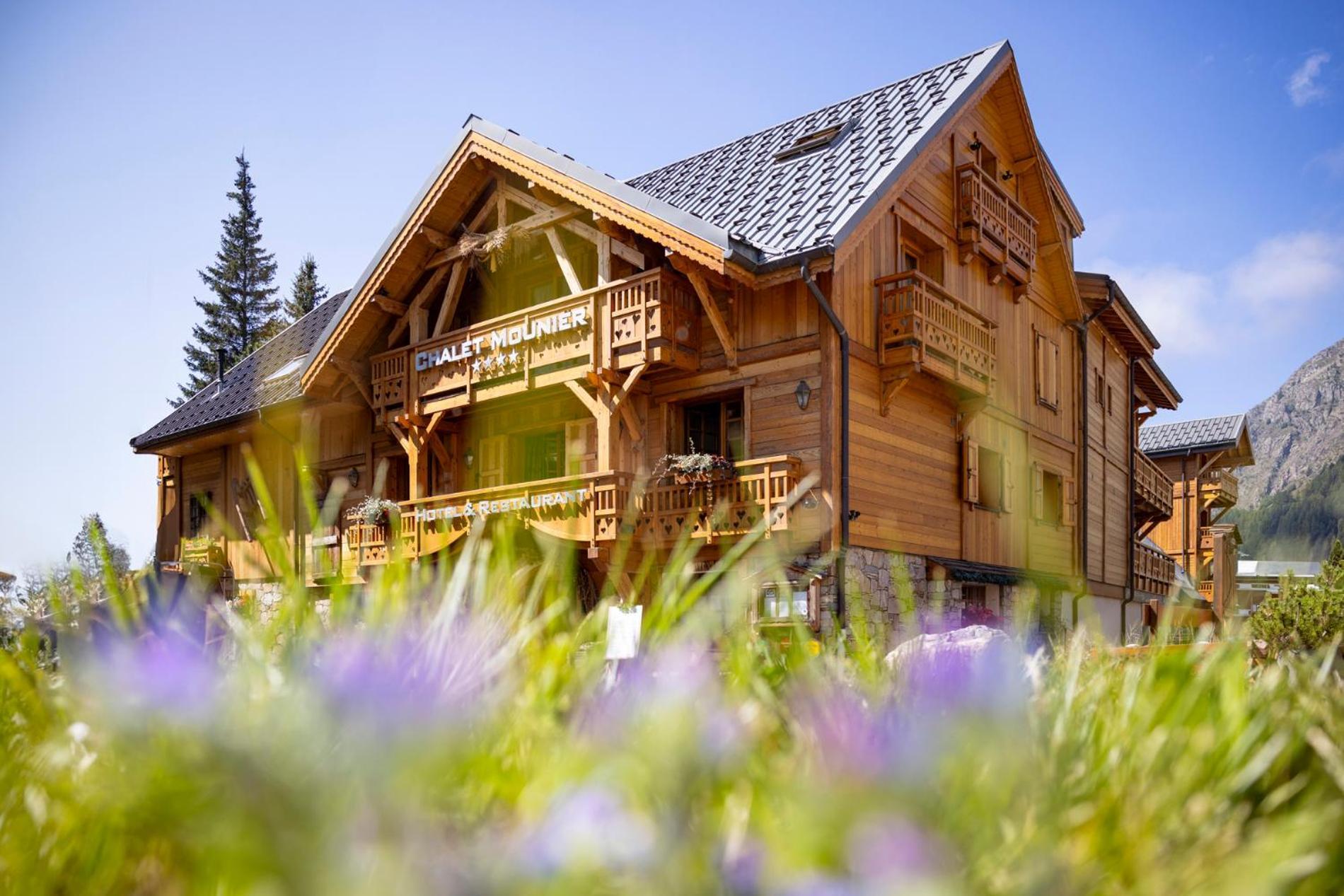 Hotel Chalet Mounier لو دوز آلب المظهر الخارجي الصورة