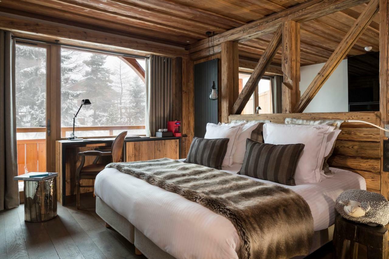 Hotel Chalet Mounier لو دوز آلب المظهر الخارجي الصورة